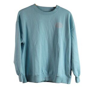 Old Navy SoComfy Sweatshirt Blue XS Pullover Long Sleeve Tunic Length Venice CA